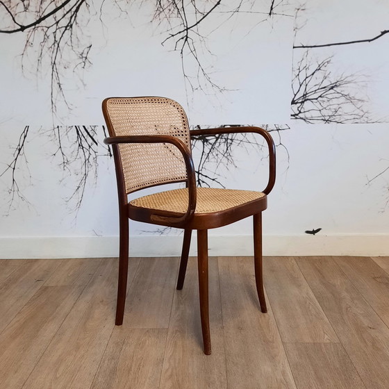 Image 1 of Set Of 4 Brown No. 811 Or Prague Chairs By Ligna, 1970S