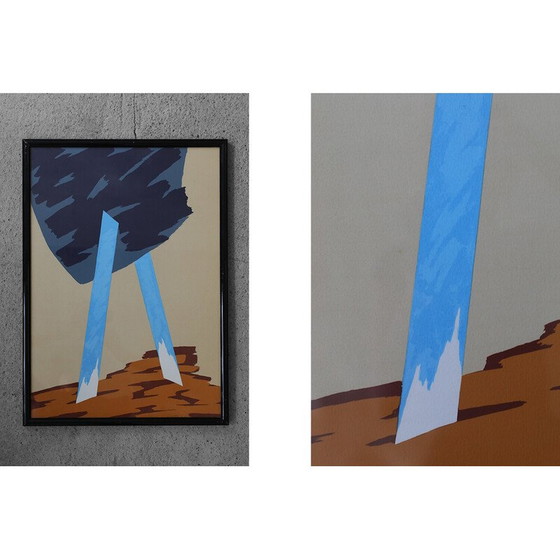 Image 1 of Vintage painting by Mino Ceretti, Italy 1988