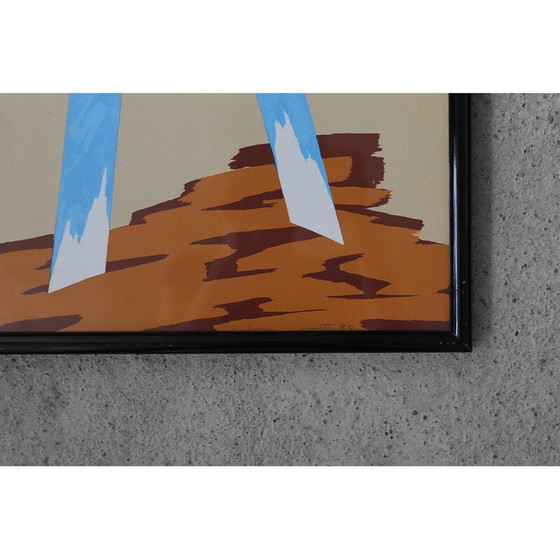 Image 1 of Vintage painting by Mino Ceretti, Italy 1988