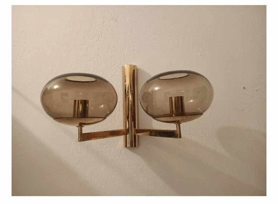 Image 1 of Set of 8 pairs of Sciolari modernist luminaires