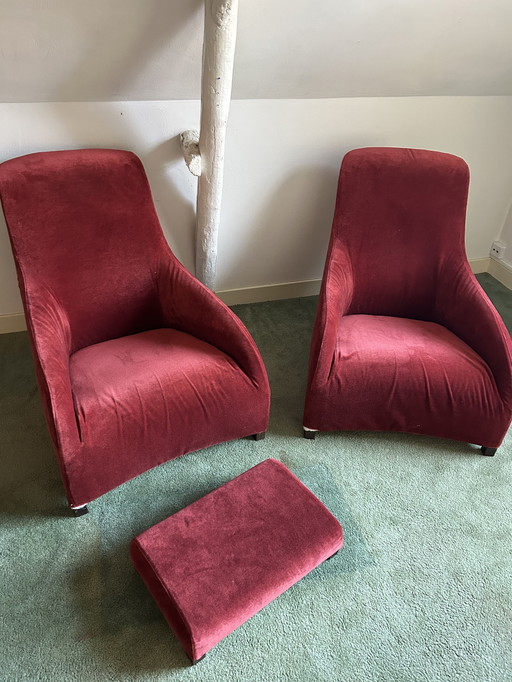 B&B Italia Maxalto Kalos Armchairs