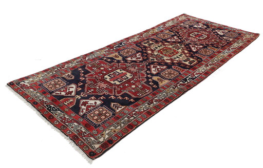 Original hand-knotted Persian carpet Ardebil Old 317 X 130 Cm Top condition