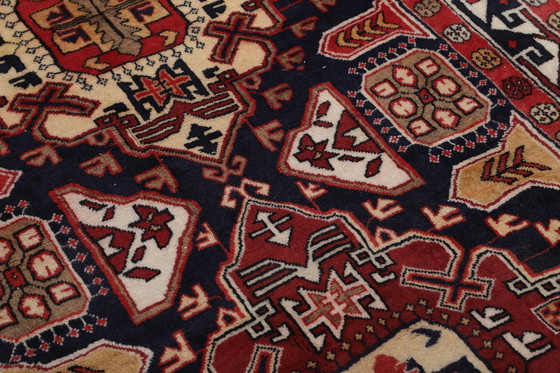 Image 1 of Original hand-knotted Persian carpet Ardebil Old 317 X 130 Cm Top condition