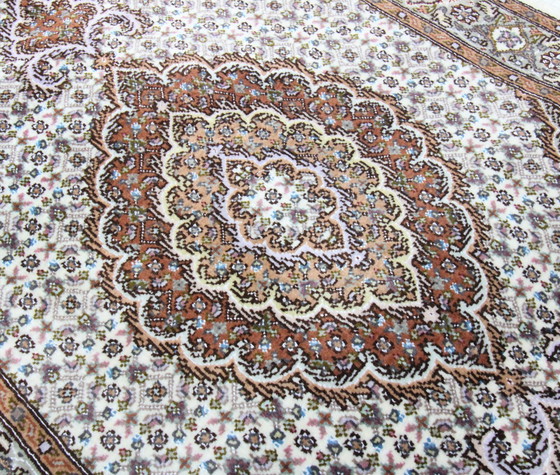 Image 1 of Original Hand-Knotted Persian Carpet Tabriz 50 Raj Fine With Silk 247 X 80 Cm Top Condition New