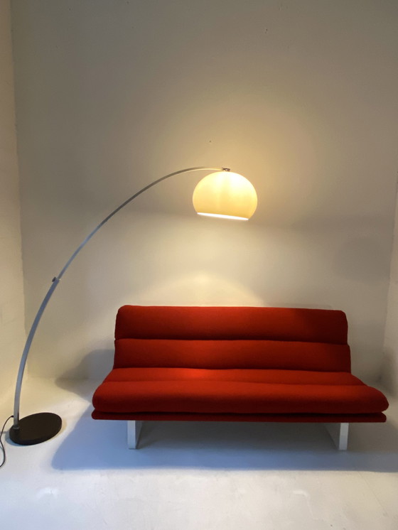 Image 1 of Gepo arc lamp space age with mushroom beige shade