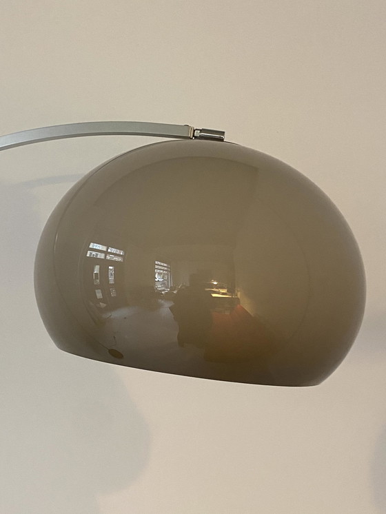 Image 1 of Gepo arc lamp space age with mushroom beige shade