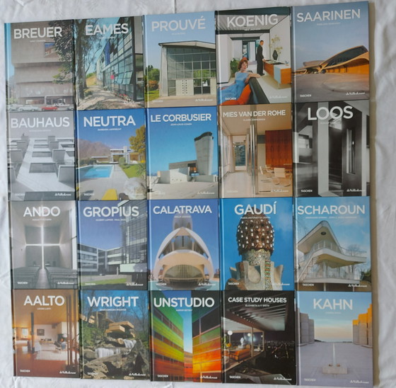 Image 1 of Taschen Complete Series of World Architects 20 books