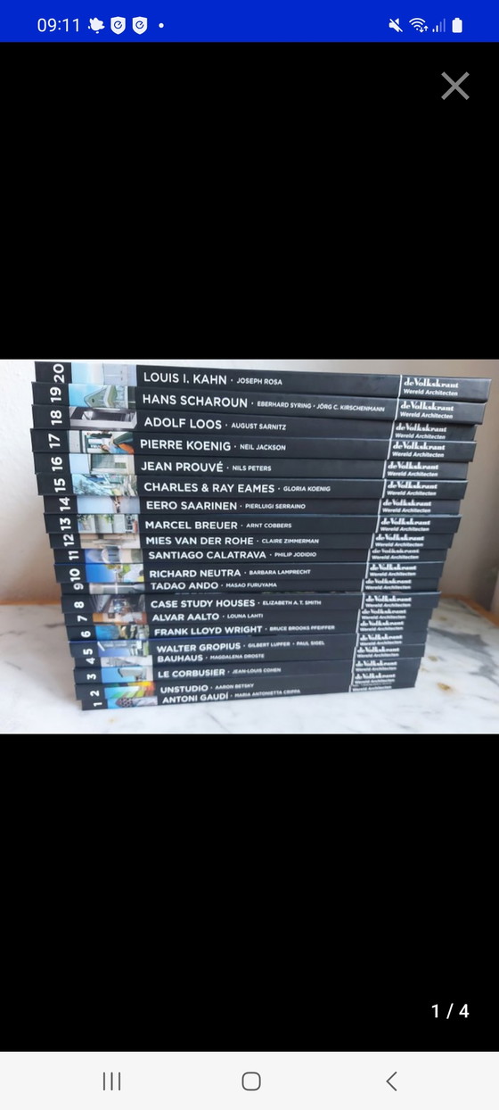 Image 1 of Taschen Complete Series of World Architects 20 books