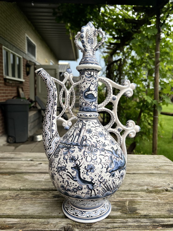 Image 1 of Design vase Estrelade Conimbriga Delft blue