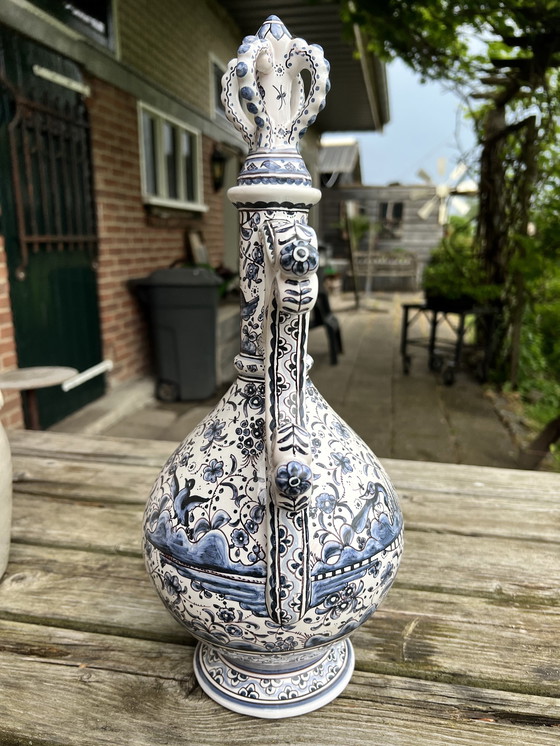 Image 1 of Design vase Estrelade Conimbriga Delft blue