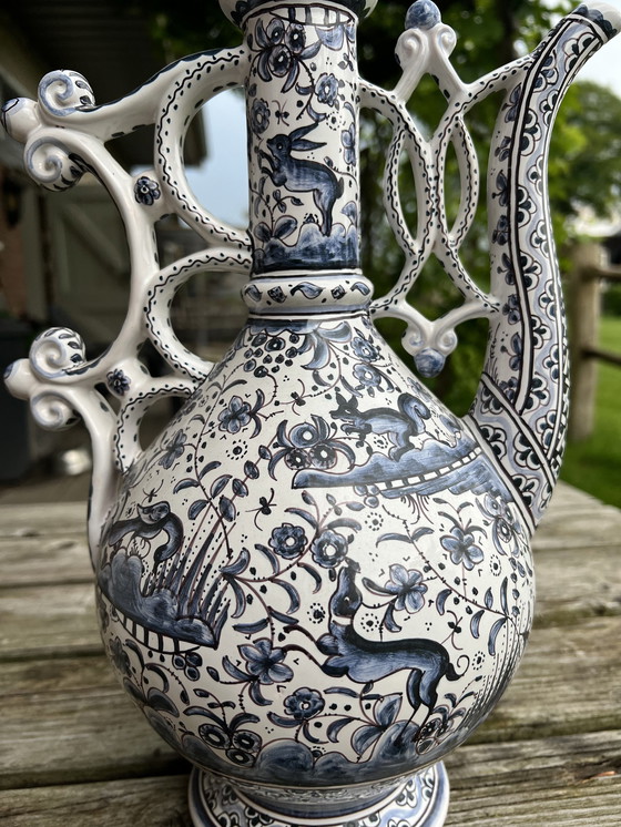 Image 1 of Design vase Estrelade Conimbriga Delft blue