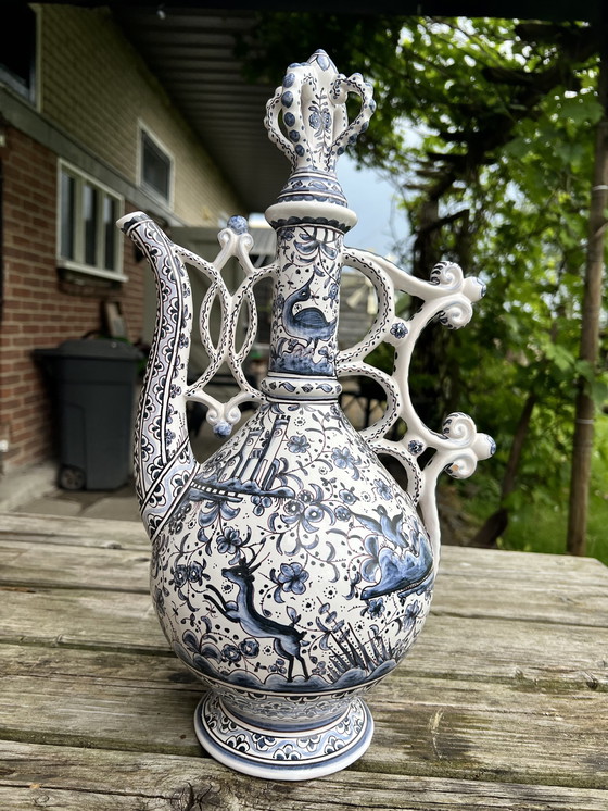 Image 1 of Design vase Estrelade Conimbriga Delft blue