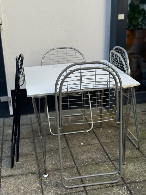 Image 1 of Table Fritz Hansen avec 4 chaises Aland