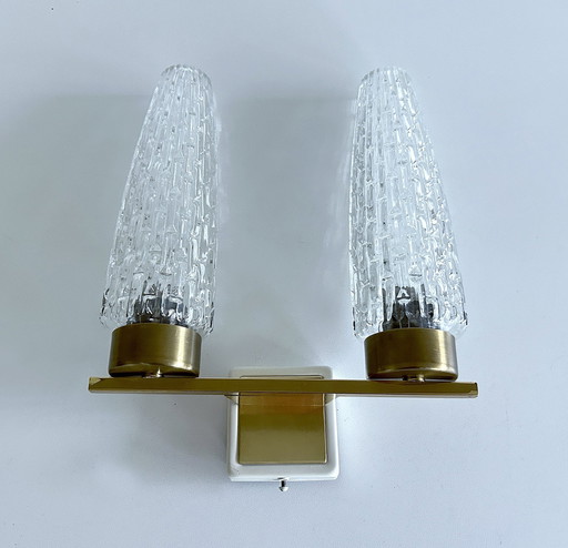 Vintage Double Glass Wall Light