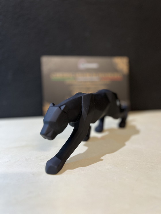 Image 1 of Scultura d'arte geometrica "Stealth Panther" Decorazione per la casa