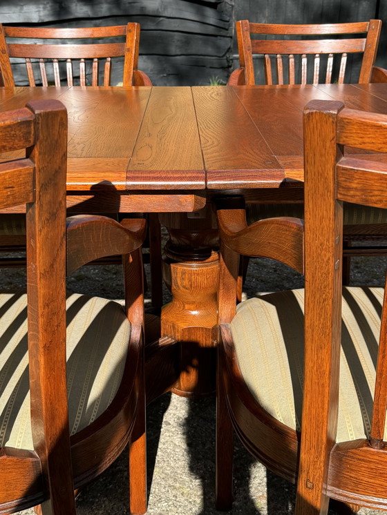 Image 1 of Schuitema Extendable Table With 6 Chairs