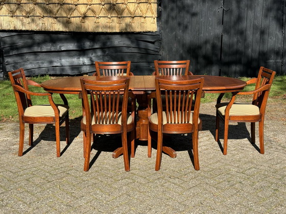 Image 1 of Schuitema Extendable Table With 6 Chairs