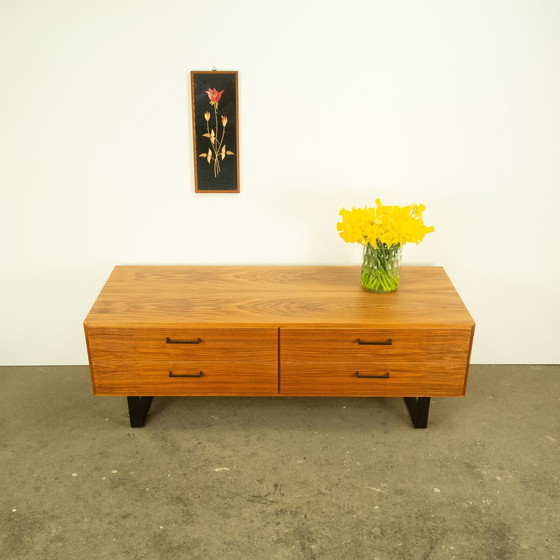 Image 1 of Lowboard with 4 drawers from Tepe, walnut, 1960s