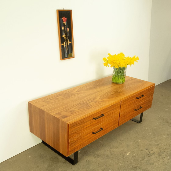 Image 1 of Lowboard with 4 drawers from Tepe, walnut, 1960s