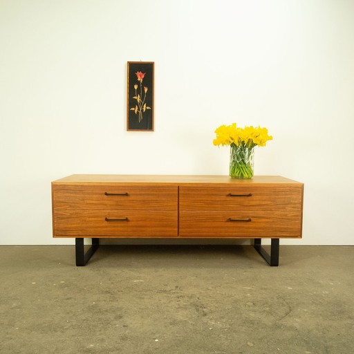 Lowboard with 4 drawers from Tepe, walnut, 1960s