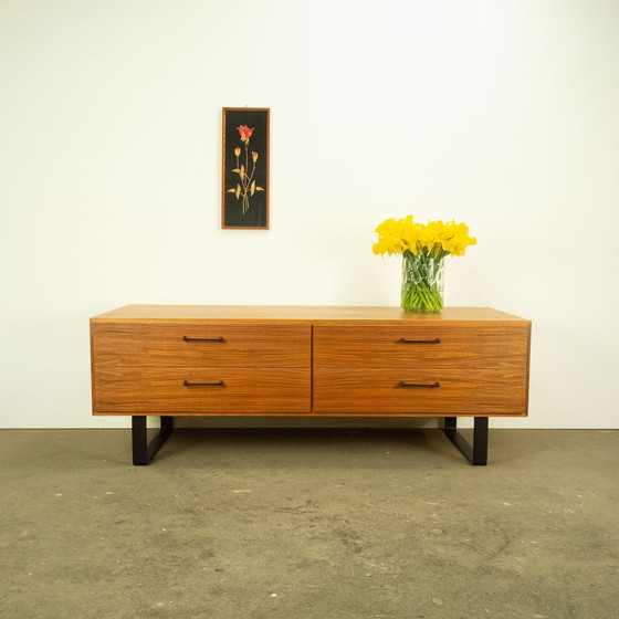 Image 1 of Lowboard with 4 drawers from Tepe, walnut, 1960s