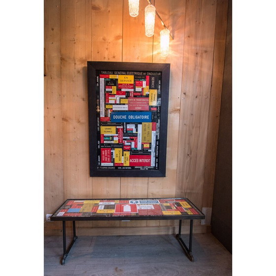 Image 1 of Vintage patchwork coffee table