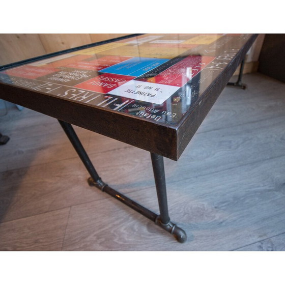 Image 1 of Vintage patchwork coffee table