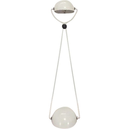 Vintage white Meridiana lamp by Paolo Piva for Stefano Cevoli