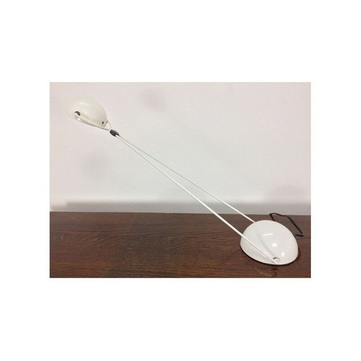 Vintage white Meridiana lamp by Paolo Piva for Stefano Cevoli