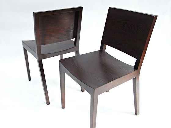 Image 1 of 2X Chair Konrad, Lambert, ash brown