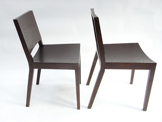 Image 1 of 2X Chair Konrad, Lambert, ash brown