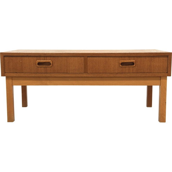Image 1 of Vintage teak and beech chest of drawers, Sweden 1960