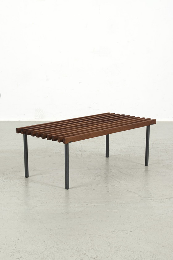 Image 1 of Banc à lattes vintage