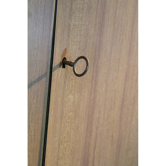 Image 1 of Vintage wrought iron bookcase with brass legs, 1950