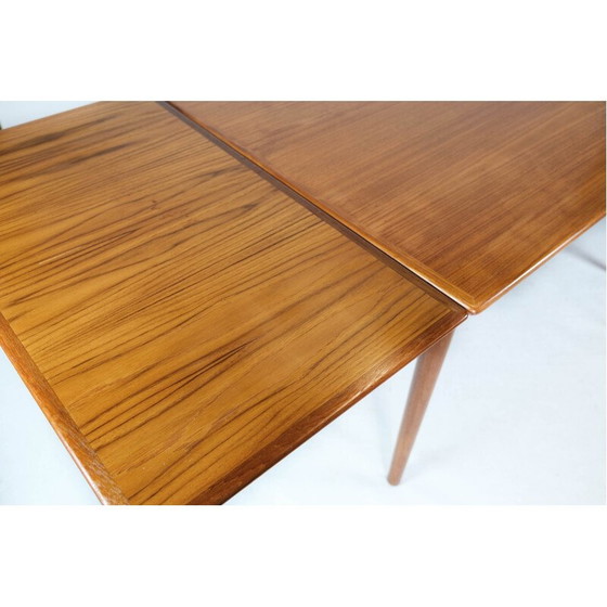 Image 1 of Danish vintage dining table in teak with extensions, 1960s