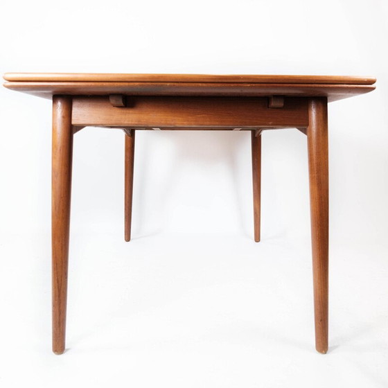 Image 1 of Danish vintage dining table in teak with extensions, 1960s