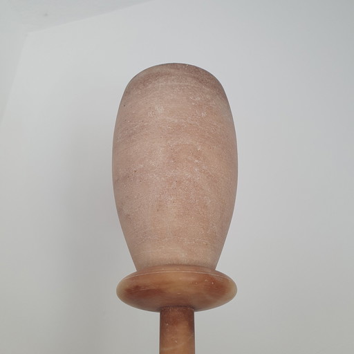 A. Pegasan Alabaster Table Lamp From The 1970s