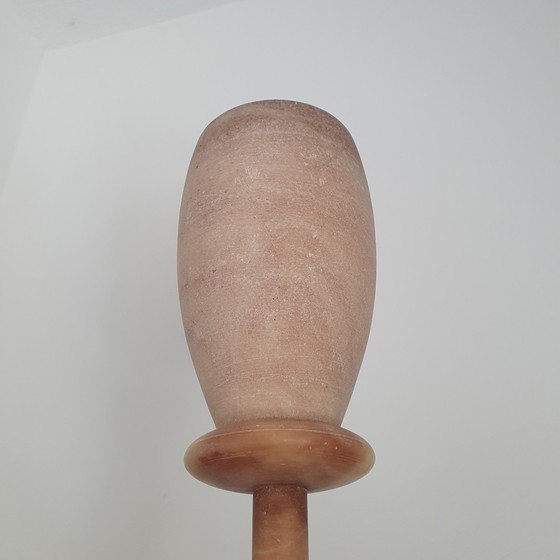 Image 1 of A. Pegasan Alabaster Table Lamp From The 1970s