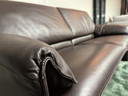 Leolux Bora Beta 2.5-seater sofa brown leather