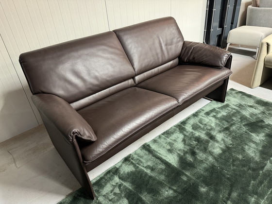 Image 1 of Leolux Bora Beta 2.5-seater sofa brown leather