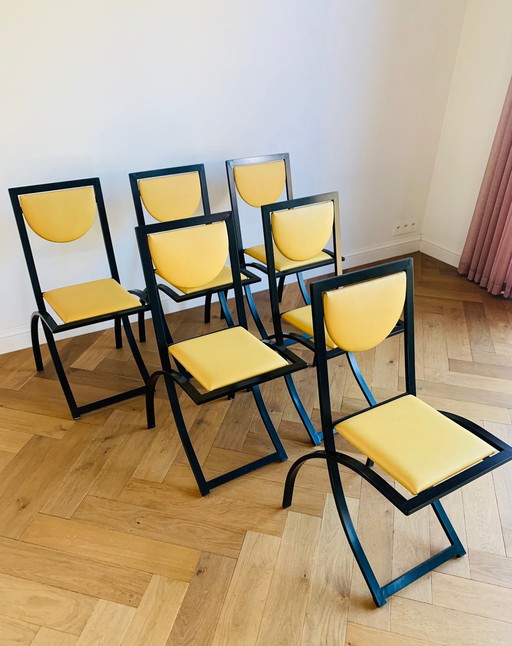 6X Sine Chair By Karl Friedrich Förster (Kff)/Years '80s