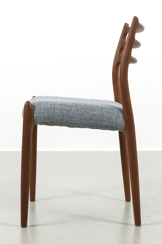 Image 1 of 4x JL Møllers Møbelfabrik '78' chair by Niels Møller