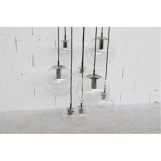 Image 1 of Vintage waterfall chandelier Raak Holland 1970