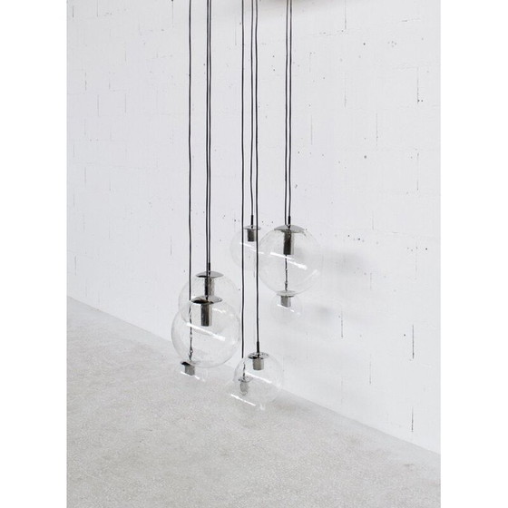 Image 1 of Vintage waterfall chandelier Raak Holland 1970