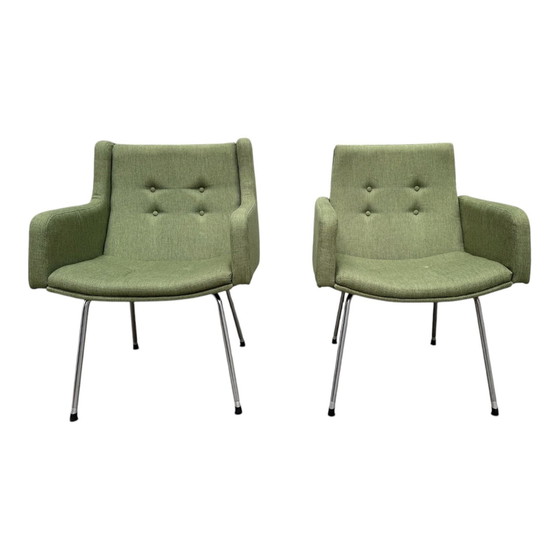 Image 1 of 2 bellissime sedie Artifort color verde menta.