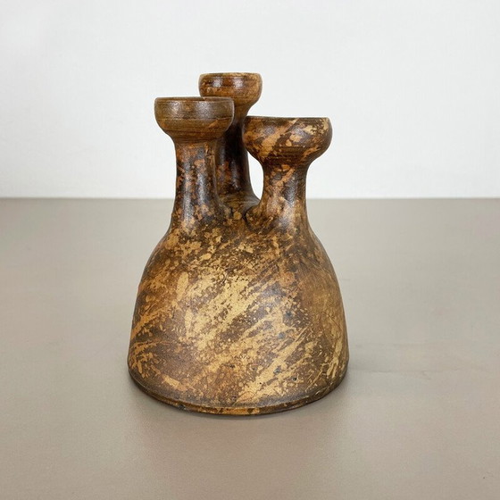 Image 1 of Vintage abstract ceramic pottery vase by Gerhard Liebenthron, Germany 1970s