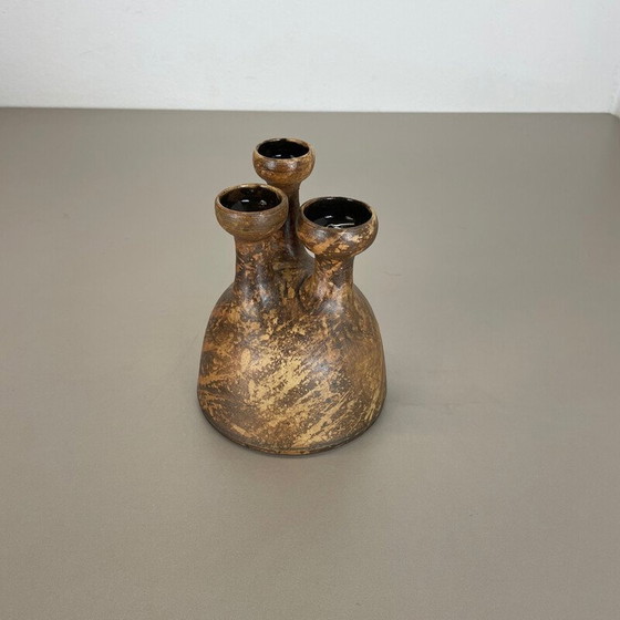Image 1 of Vintage abstract ceramic pottery vase by Gerhard Liebenthron, Germany 1970s