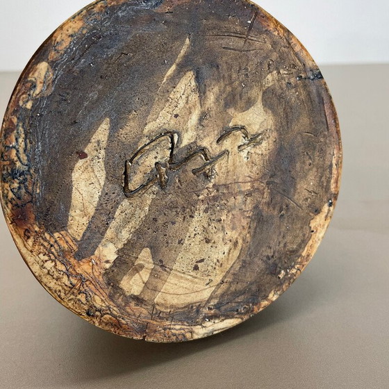 Image 1 of Vintage abstract ceramic pottery vase by Gerhard Liebenthron, Germany 1970s