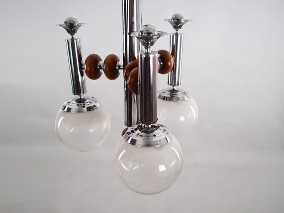 Image 1 of Pendant Lamp, Murano Glass, Italian Design, 1970S, Production: Italy