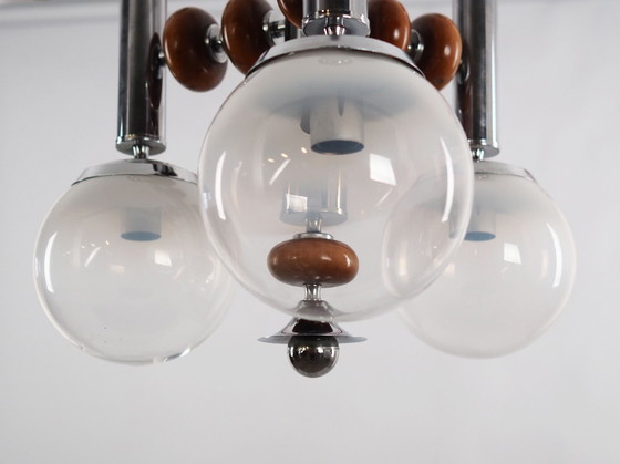 Image 1 of Pendant Lamp, Murano Glass, Italian Design, 1970S, Production: Italy